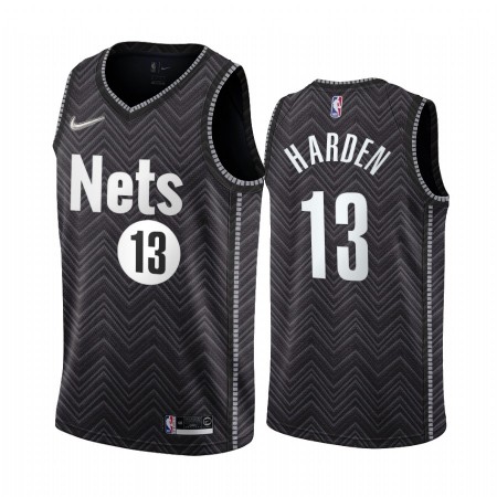 Herren NBA Brooklyn Nets Trikot James Harden 13 2020-21 Earned Edition Swingman